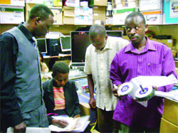Ugandan Govt Officials Viewing Pirated Software: Image Source: New Vision
