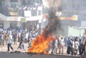 Buganda Crisis Riots| Image Scource: Daily Monitor - Kampala